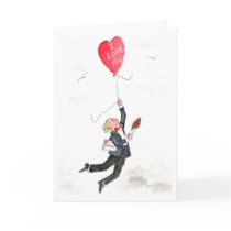 Valentine's Balloon Card