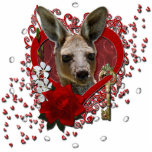 Valentines - clé à mon coeur - kangourou photos en relief