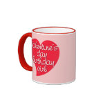 Valentine's Day Birthday Girl Tees and Gifts mugs