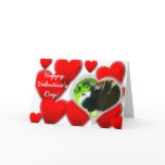 Valentine's Day Boxer dog greeting card