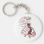 Valentine's Day Bride Key Chain