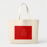 Valentine's day canvas bag