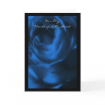 Valentine's Day Card, Husband, Satin Blue Rose