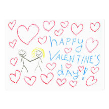Valentines Day Cards to hand out for Kids Business Card