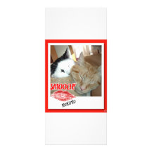 Valentine's Day Cat Humour Rack Card Template
