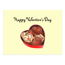 Valentine's Day/Chocolates Postcards