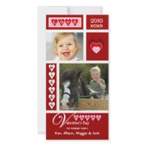 Valentine's Day Collage Photo Cards