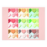 Valentine's Day Cookie Hearts Personalized Invitation