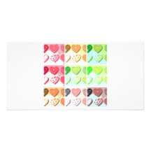 Valentine's Day Cookies Custom Photo Card