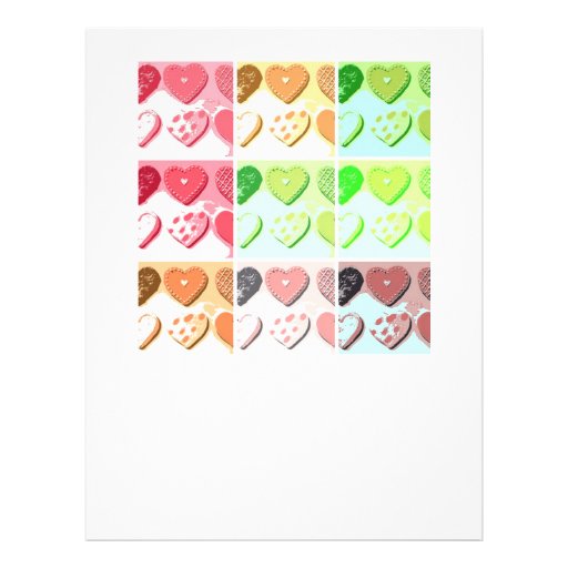 Valentine's Day Cookies Letterhead Template