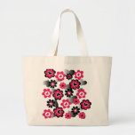 valentines day floral tote bags