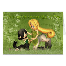 Valentine's Day For Mom With Cute Centaurs Cards