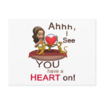 Valentine's Day Fortune Teller Cards postcards