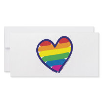 Valentine's Day Gay Pride Photo Card