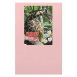 Valentine's Day Giraffe Stationery Paper