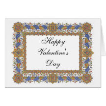 Valentine's Day Gothic Custom Art Greeting Cards