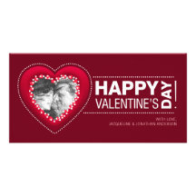 Valentine's Day Heart Romantic photocard Photo Cards
