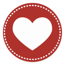 Valentine's Day Heart Stickers