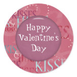 Valentine's Day Hugs and Kisses Stickers