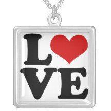 Valentines day love custom necklace