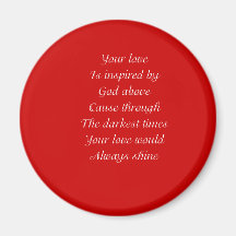 Valentine's day magnet