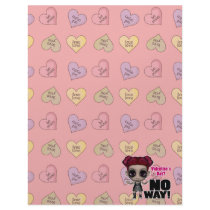 valentines day no way punk girl letterhead design
