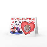 Valentine's Day Panda Bear Greeting Card