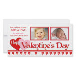 Valentine's Day Photo Cards - Family 2 Frames photo cards