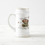 Valentine's Day Pirate Sepia Beer Mug