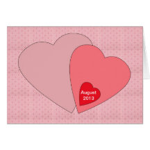 Valentines Day Pregnancy Announcement Card