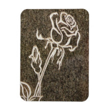 Valentine's Day Rose Flexible Magnet