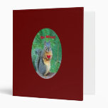Valentine's Day Squirrel 3 Ring Binder