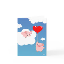 Valentine's day: The Wings of Love notecard