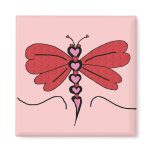 Valentines Dragonfly magnet