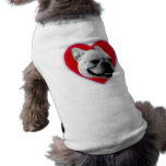 Valentine's French Bulldog Doggie T Shirt