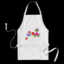 Valentines Frog aprons