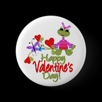 Valentines Frog buttons