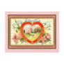 Valentine's Greeting Cards Pastoral Scene Postcard