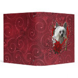 Valentines - Key to My Heart - Chinese Crested Binders