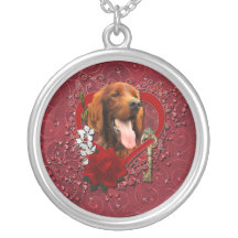 Valentines - Key to My Heart - Irish Setter Custom Jewelry