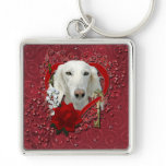 Valentines - Key to My Heart - Saluki Keychains