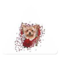 Valentines - Key to My Heart - Yorkshire Terrier Sticker