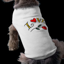 Valentine's Love Dog Sweater pet clothing