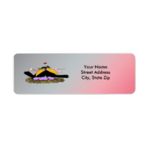 Valentine's Love Nest Return Address Label