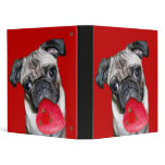 Valentines pug binder