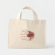 VALENTINE'S ROSE TOTE BAG