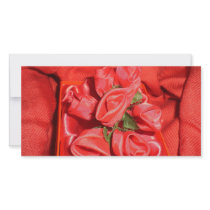 VALENTINES ROSES CUSTOM PHOTO CARD