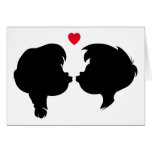 Valentine's Silhouette Card
