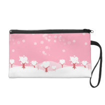 Valentine's snow wristlet bagettes bags