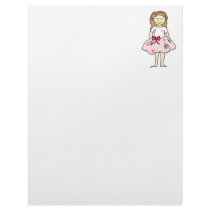 Valentines Wedding Flower Girl Letterhead Design